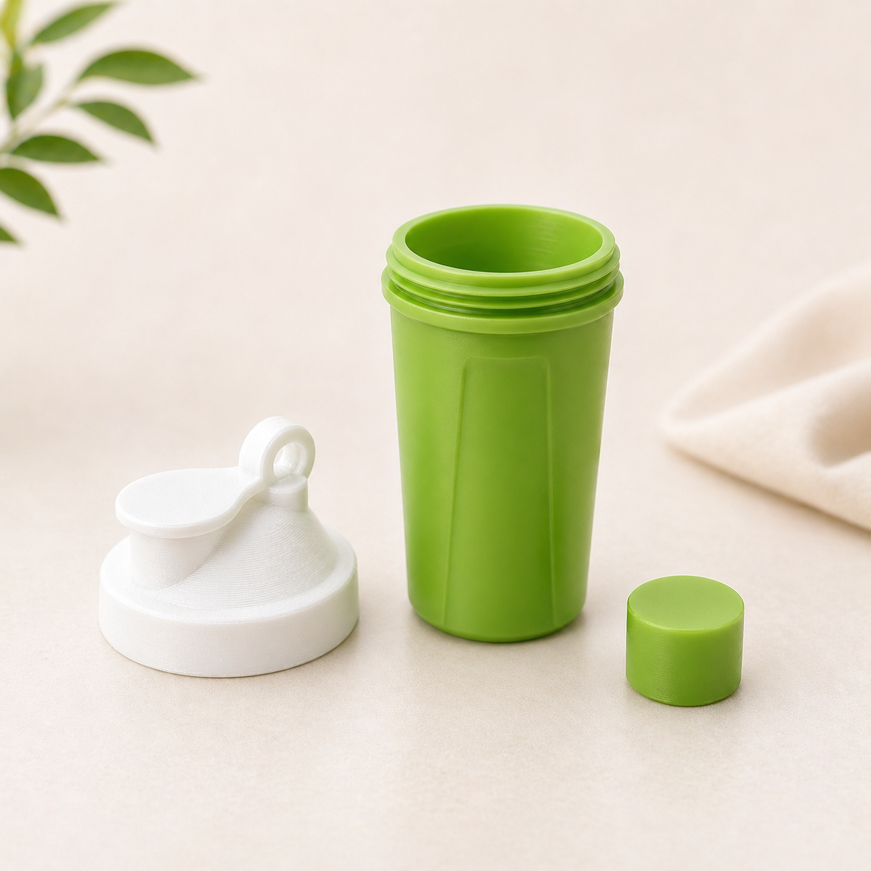 Mini Protein Shaker Keychain