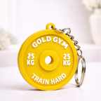 Personalized Gym Plate Key Chain
