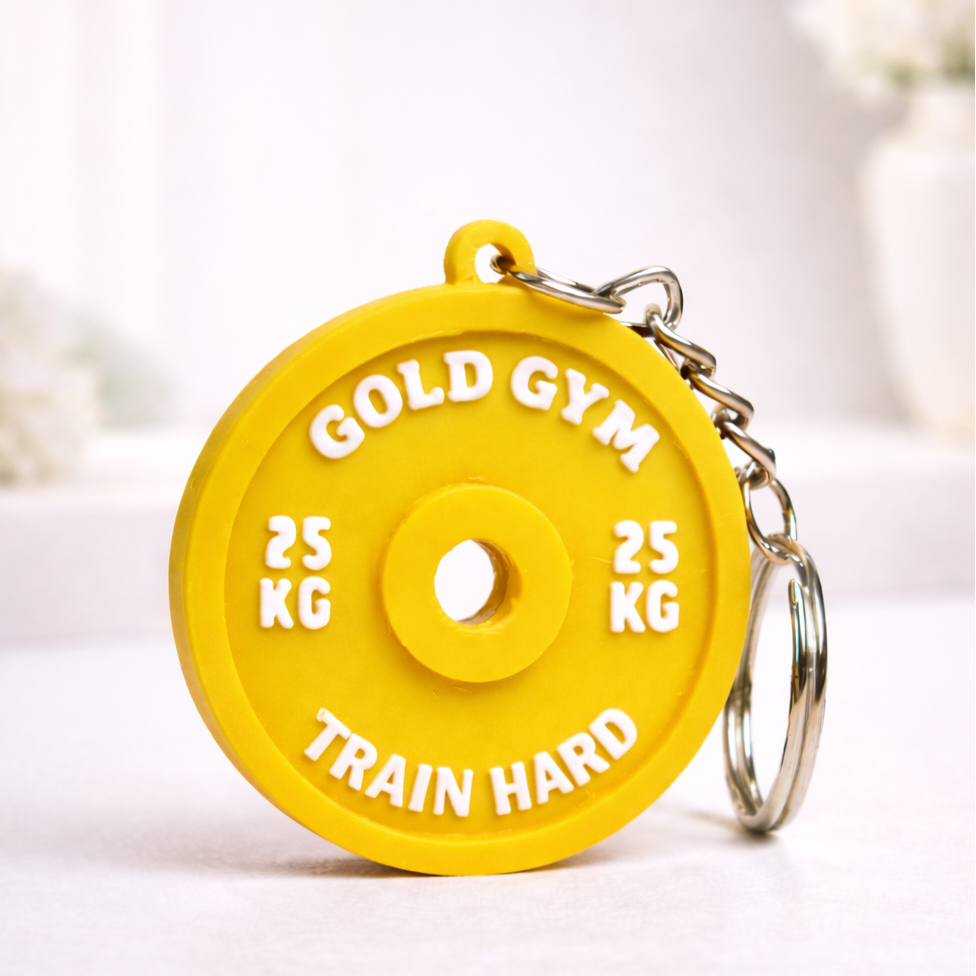Gym Plate Key Chain [Customizable]