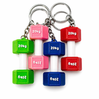 Gym Dumbbell Key Chain