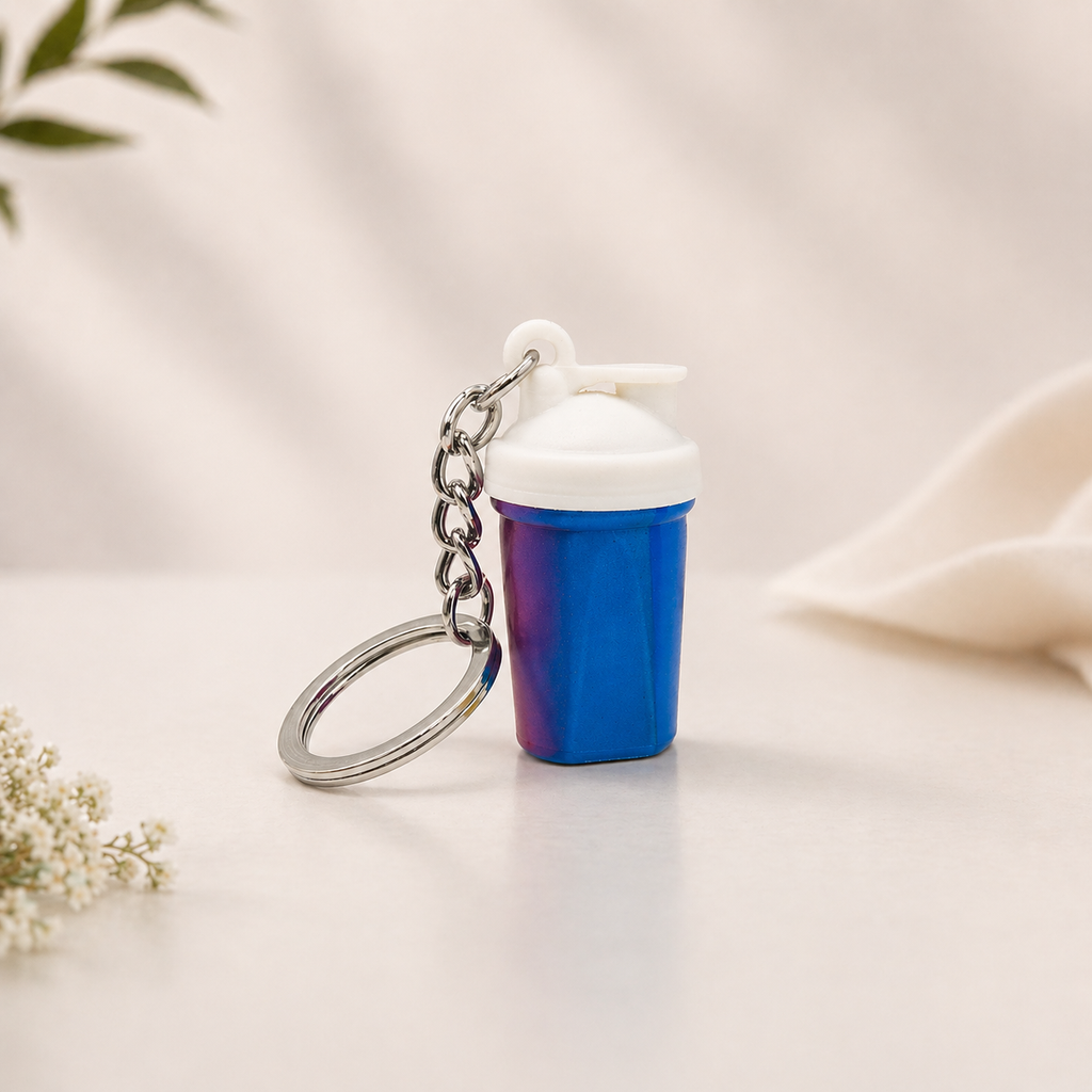 Mini Protein Shaker Keychain