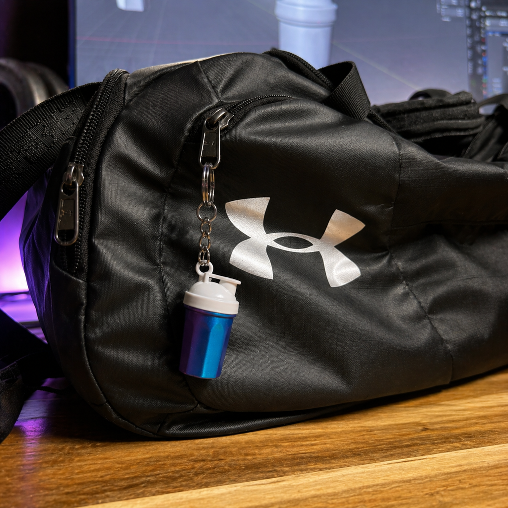 Mini Protein Shaker Keychain