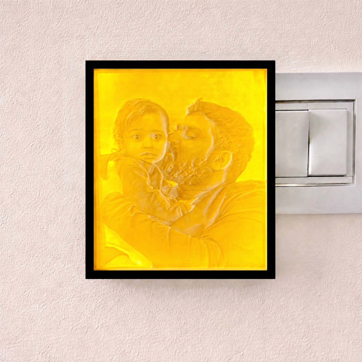 Photo Frame – 3D Printed Personalized Photo Lamp (Direct Plug)