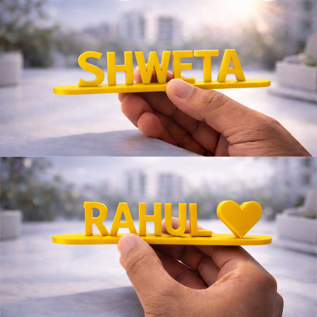 Dual Name Plate | Two in one