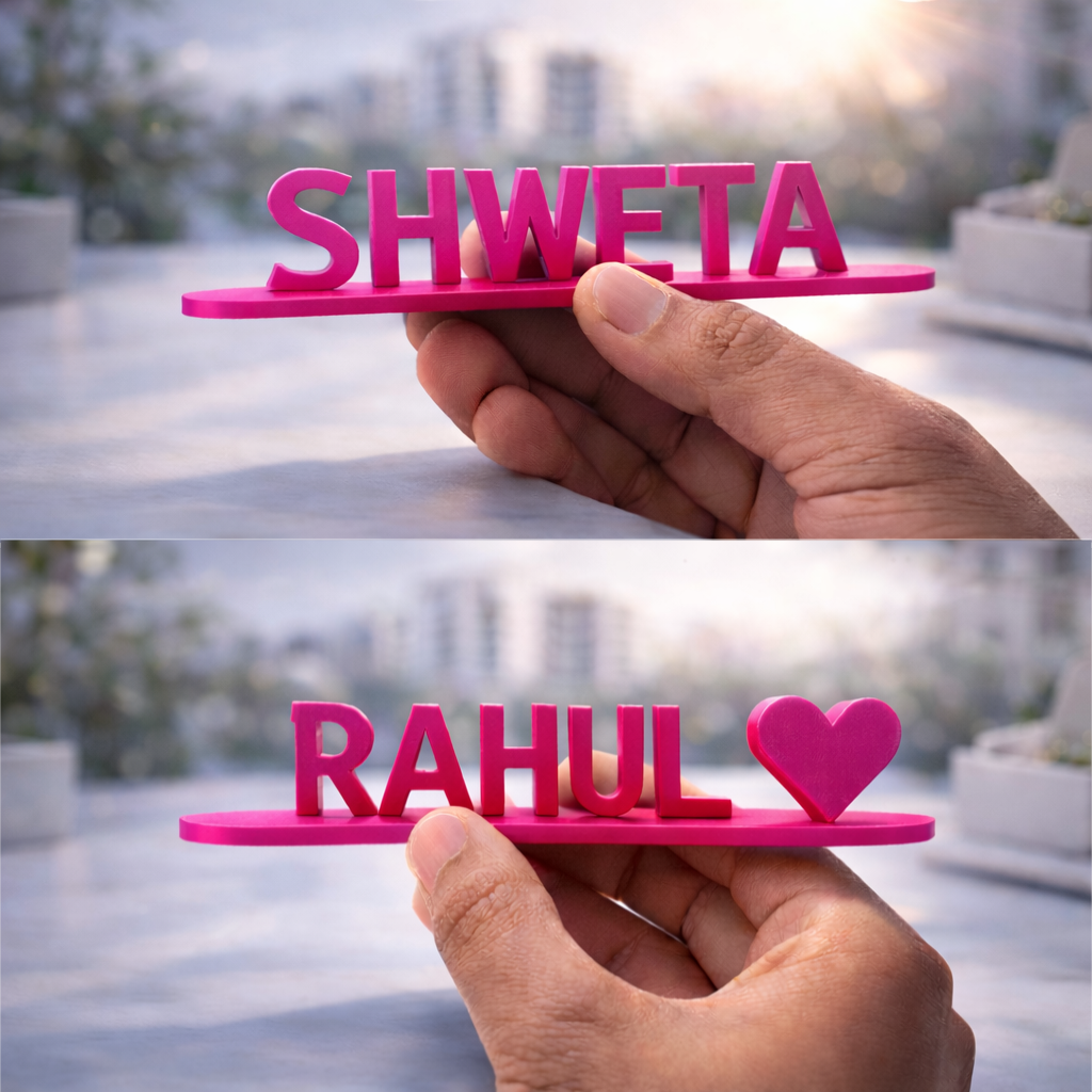 Dual Name Plate | Two in one