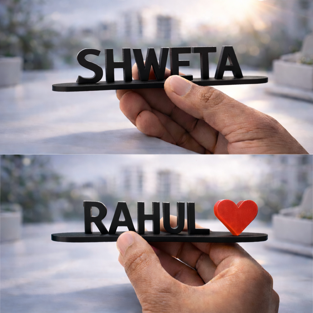 Dual Name Plate | Two in one