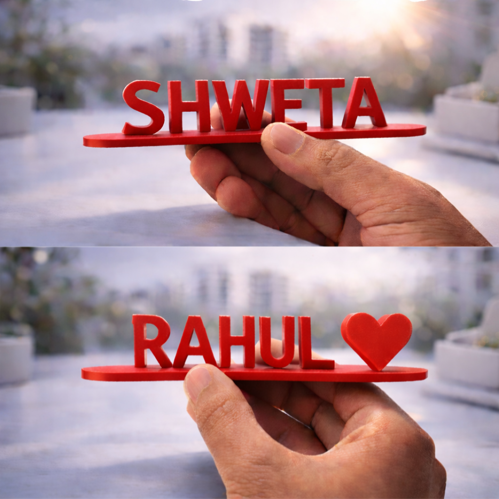 Dual Name Plate | Two in one