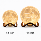 Personalized 3D Moon Lamp with Photo