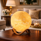 Personalized 3D Moon Lamp with Photo