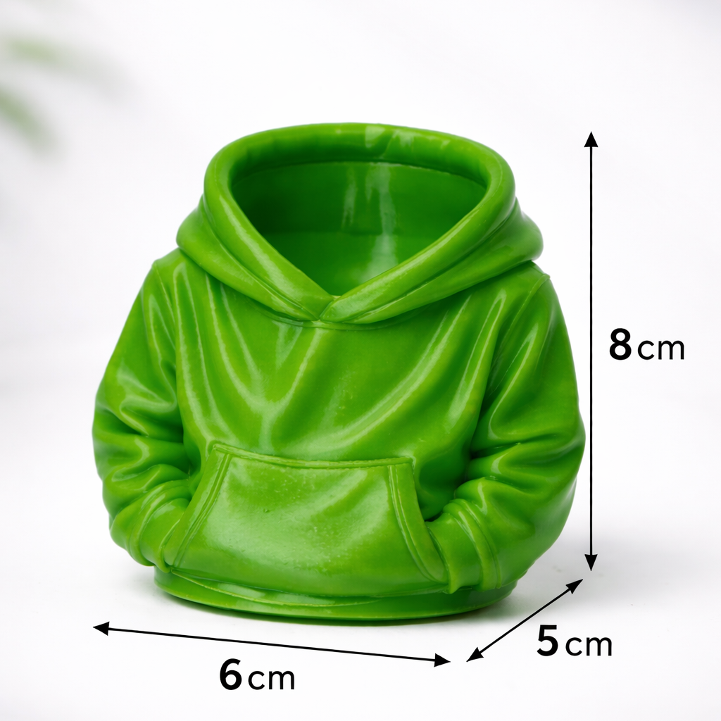 Hoodie-Style Pen Holder Desk Organizer