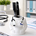 Doctor Pen Holder – Creative Desk Organizer With Your Name | Medical Theme Stationery Holder