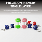 Gym Dumbbell Key Chain