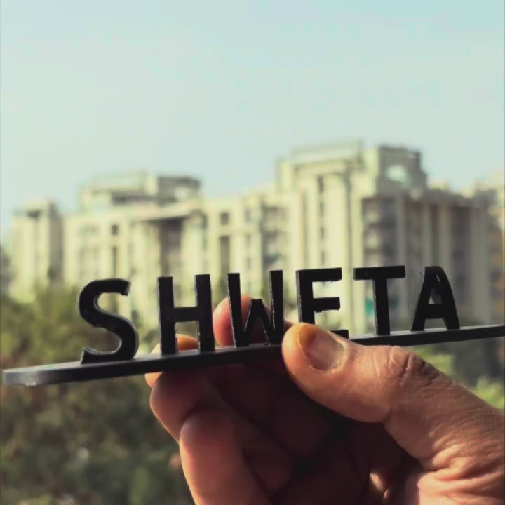 Dual Name Plate | Two in one