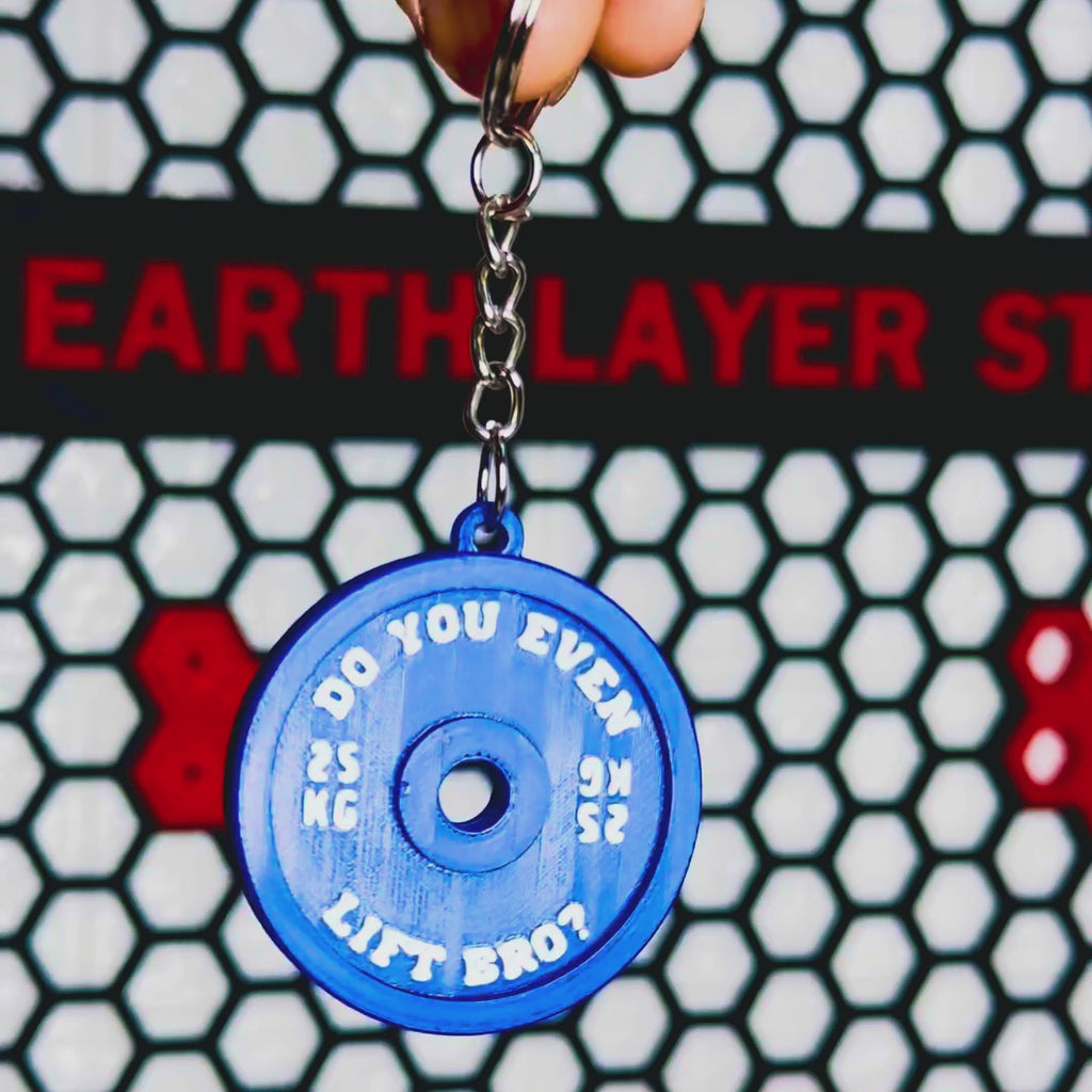 Gym Plate Key Chain [Customizable]